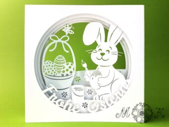 Plotterdatei Tunnelkarte Frohe Ostern