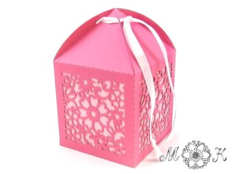 Plotterdatei Verpackung Box / Laterne mit Blümchen