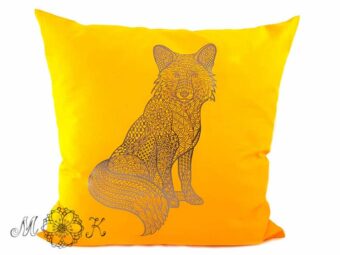 Plotterdatei Folienmotiv Fuchs-Tangle