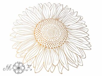 Plotterdatei Folienmotiv Sonnenblumen