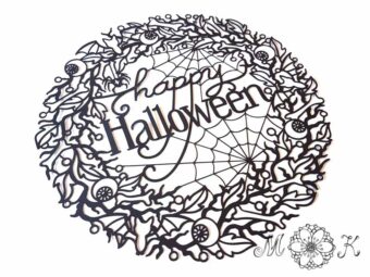 Plotterdatei Deko Halloween-Kranz