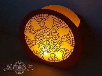 Plotterdatei Deko Leuchtdeko Sonne