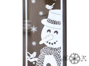 Plotterdatei Deko Winter-Türdekoration