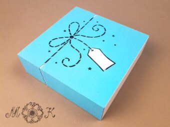 Plotterdatei Verpackung Hülle für Tunnelkarten-Rahmen