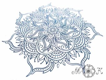 Plotterdatei Folienmotiv Mandala-Doodle (2)