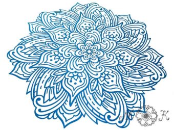 Plotterdatei Folienmotiv Mandala-Doodle (4)