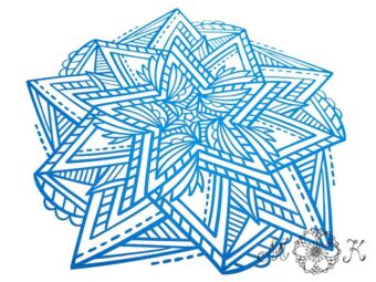 Plotterdatei Folienmotiv Stern-Doodle (2)