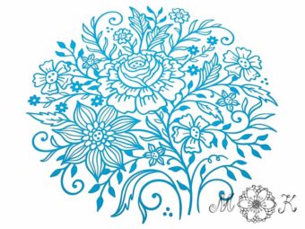 Plotterdatei Folienmotiv Blumen-Doodle (6)