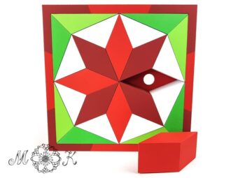 Plotterdatei Adventskalender Stern