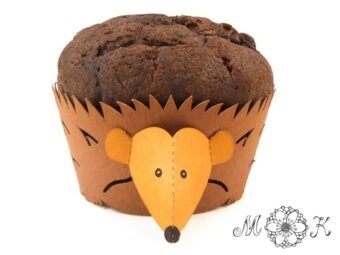 Plotterdatei Deko Igel-Cupcakewrapper