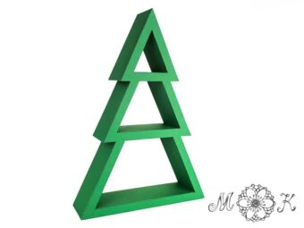 Plotterdatei Deko Tannenbaum-Regal