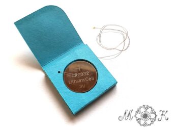 Plotterdatei Batteriehalter für Knopfzelle