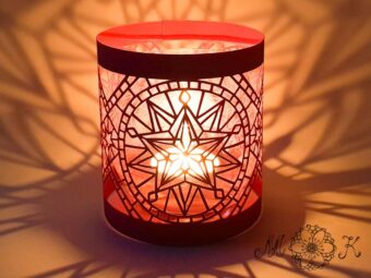 Plotterdatei Deko Stern-Windlicht