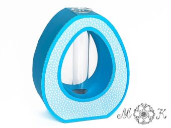Plotterdatei Deko Reagenzglashalter (oval)