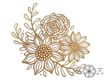 Plotterdatei Folienmotiv Blumen