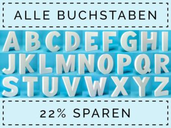 Plotterdatei Deko Buchstaben (alle)