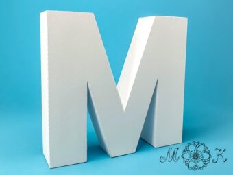 Plotterdatei Deko Buchstabe M
