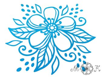 Plotterdatei Folienmotiv Blume
