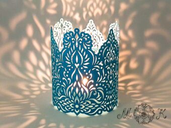 Plotterdatei Deko Muster-Windlicht