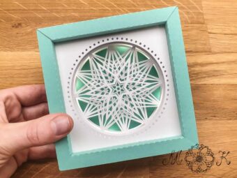 Plotterdatei Rahmen für Mini-Tunnelkarten-Motive