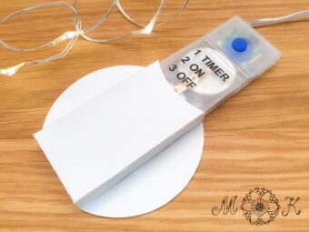 Plotterdatei Lichterketten-Batteriefach-Halter