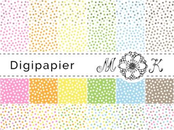 Digipapier Pünktchen
