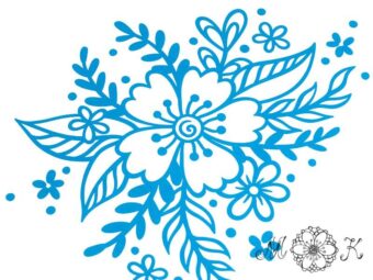 Plotterdatei Folienmotiv Blumen 2