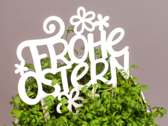 Plotterdatei Deko Stecker Frohe Ostern