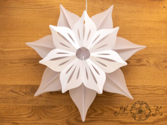 Plotterdatei Deko Fächer-Blume XL 1
