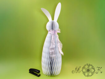 Plotterdatei Deko Waben-Hase XL