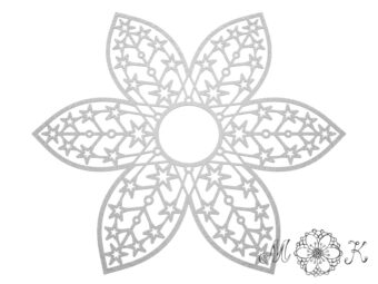 Plotterdatei Folienmotiv Eis-Blume für Blume Maren