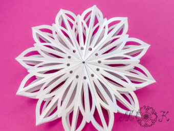 Plotterdatei Deko Fächer-Blume 5