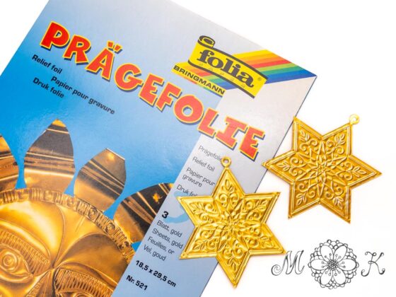 Alu-Prägefolie Gold