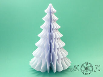 Plotterdatei Deko Waben-Tannenbaum 3